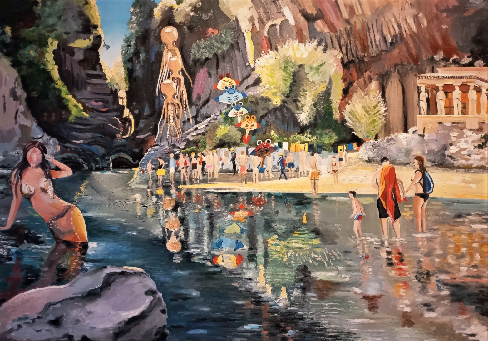 Peter Boonstra kunstenaar kunstschilder Almere 2023 surrealisme, impressionisme, Sicilie, Utopia