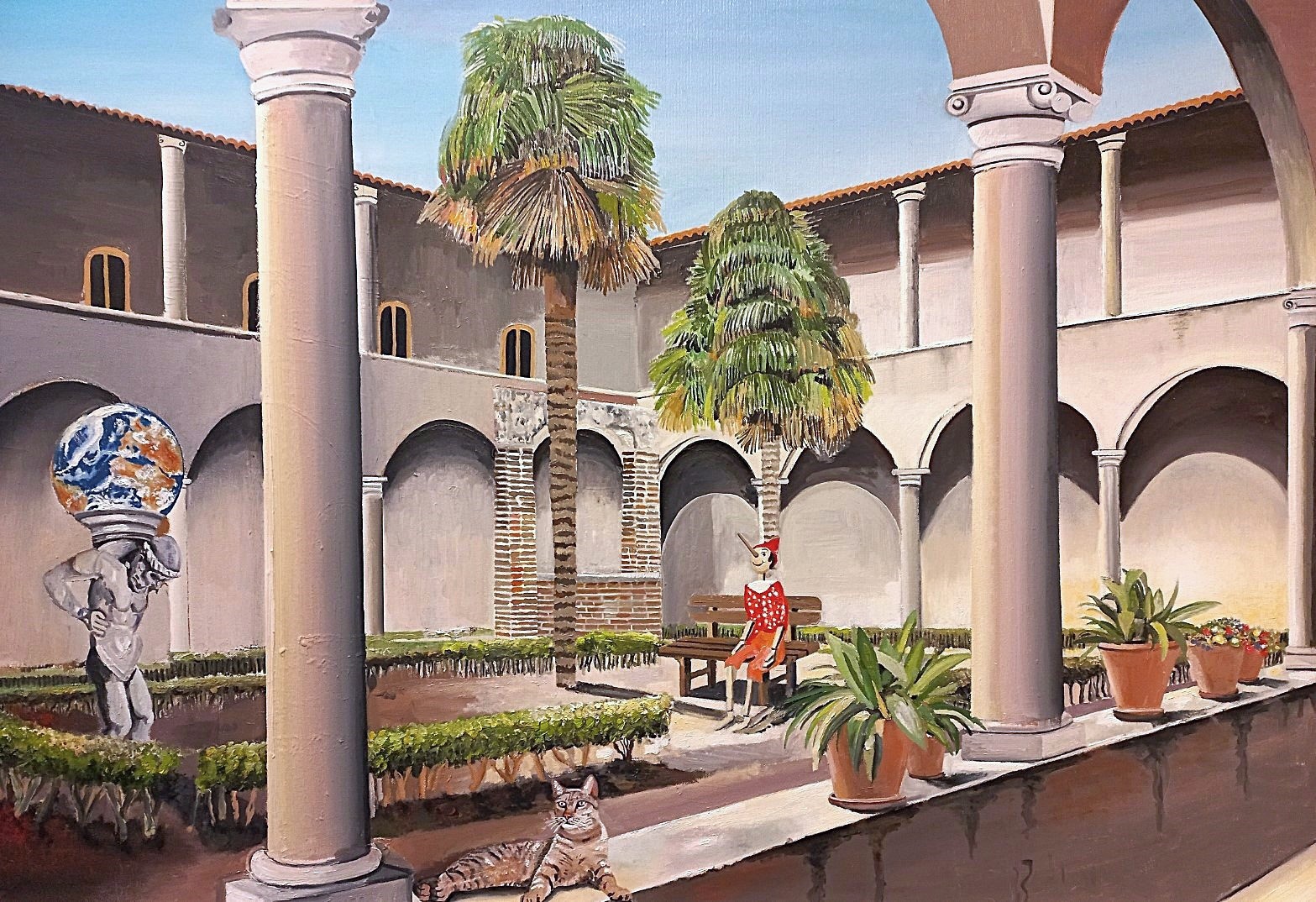 Pinokkio schilderij painting Peter Boonstra kunstenaar kunstschilder Almere
